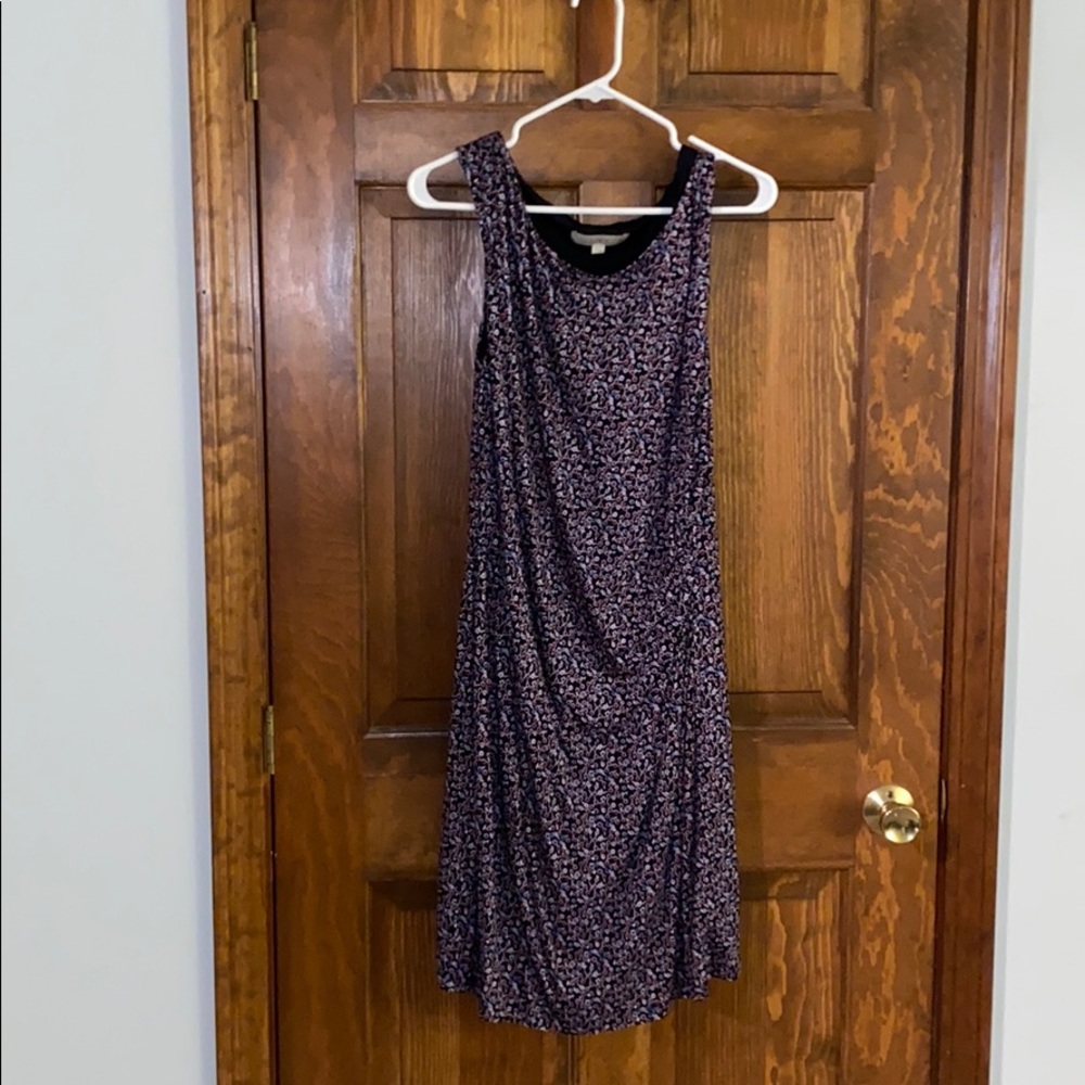 Loft - floral print sleeveless dress size L